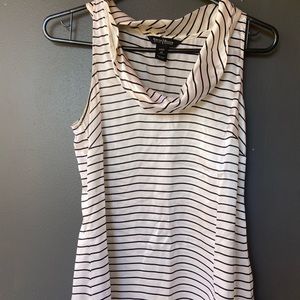 White House black market sleeveless silk blouse